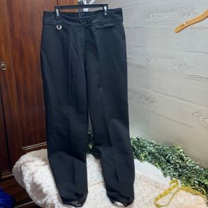 Sportina Women's Black Superflex Wool Blend Stirrup Ski Snow Pants 30x43